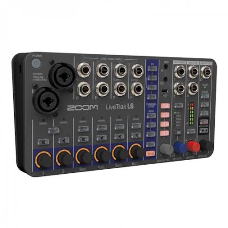 Zoom L-6 LiveTrak - rejestrator cyfrowy audio, transmisja na żywo, 32-bit_2